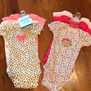 NWT Carter’s Onesie Packs Bundle